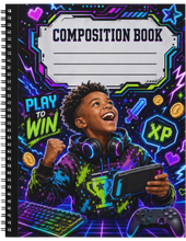 Load image into Gallery viewer, "Level Up" Handmade Subject Notebook
