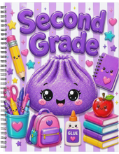 Load image into Gallery viewer, " Little Dumplings" Handmade Subject Notebook
