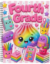 Load image into Gallery viewer, " Little Dumplings" Handmade Subject Notebook
