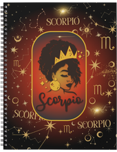 Load image into Gallery viewer, "Afro Zodiac" Handmade Subject Notebook
