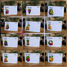 Load image into Gallery viewer, "Cute Fruit" Handmade Desk Calendar
