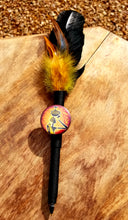 Load image into Gallery viewer, &quot;Pride of Africa&quot; Queen Kamila Faux Feather Pen
