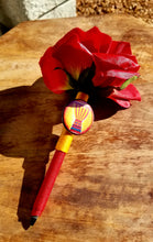 Load image into Gallery viewer, &quot;Pride of Africa&quot; African Chalice Faux Flower Pen
