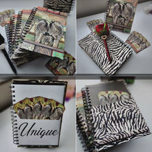 Load and play video in Gallery viewer, &quot;African Savanna&quot; Handmade Journal
