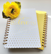 Load image into Gallery viewer, &quot;Love, Keep Smiling&quot; Handmade Journal

