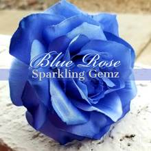 Load image into Gallery viewer, Blue Rose Faux Flower Pen
