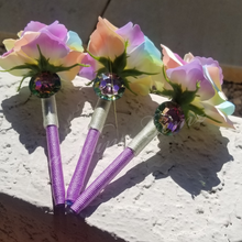 Load image into Gallery viewer, &quot;Twilight at Sunrise&quot; Faux Flower Pen
