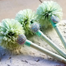 Load image into Gallery viewer, &quot;Honeydew&quot; Pompom Flower Pen
