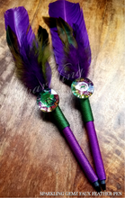 Load image into Gallery viewer, &quot;Carnival&quot; Faux Feather Pen
