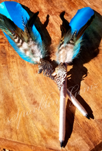 Load image into Gallery viewer, &quot;Native Wolf&quot; Faux Feather Pen
