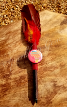 Load image into Gallery viewer, &quot;Pride of Africa&quot; African Continent Faux Feather Pen
