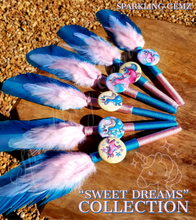 Load image into Gallery viewer, &quot;Pinkie&quot; Sweet Dreams Faux Feather Pen
