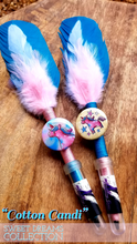 Load image into Gallery viewer, &quot;Cotton Candi&quot; Sweet Dreams Faux Feather Pen

